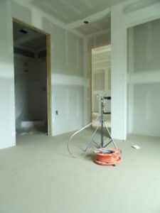 Aerobarrier in an finished room